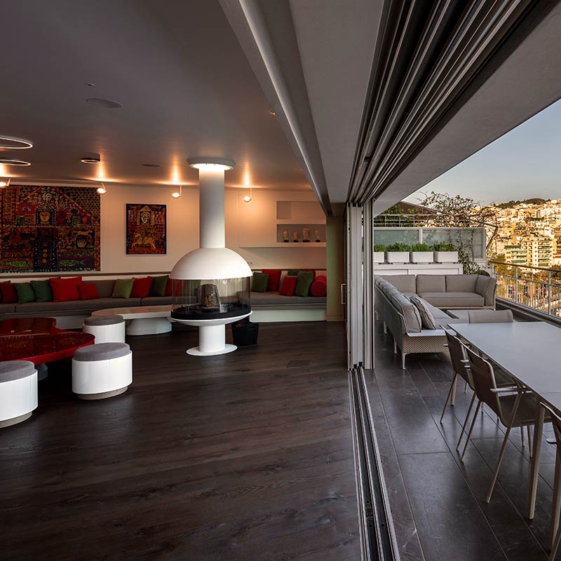 Penthouse Katerina – Wohnbereich & Terasse Penthouse Katerina – Wohnbereich & Terasse